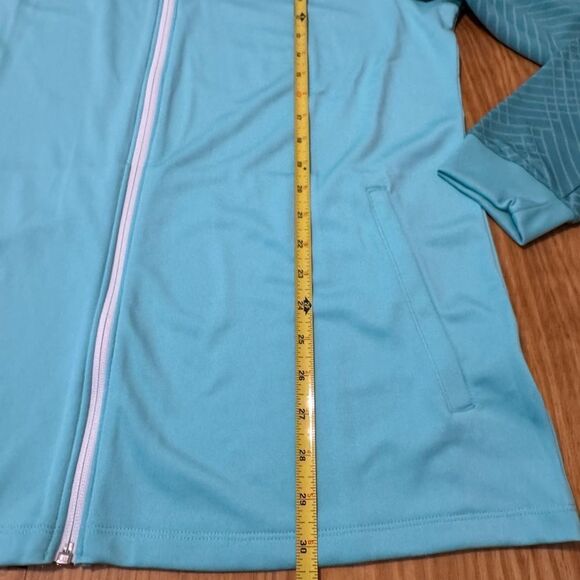 Nike DRI-FIT STRIKE Hooded Active Jacket Hyper Teal DH8768-354 Men’s Size XL - Picture 4 of 8